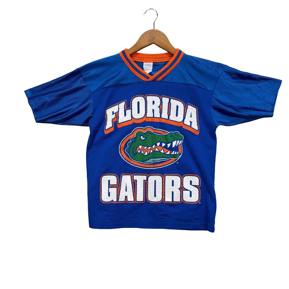 Florida Gators Football Jersey Youth NCAA Blue UF University Gameday Top sz M 8